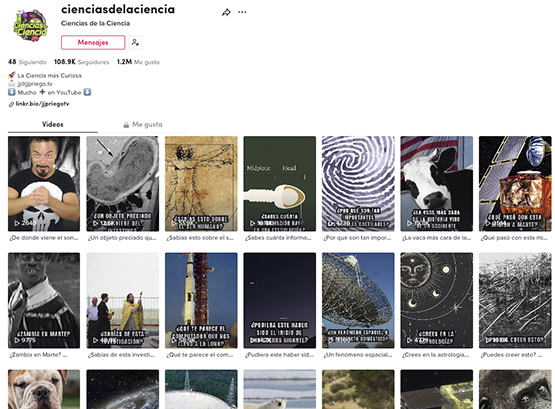 TikTok Ciencias de la Ciencia