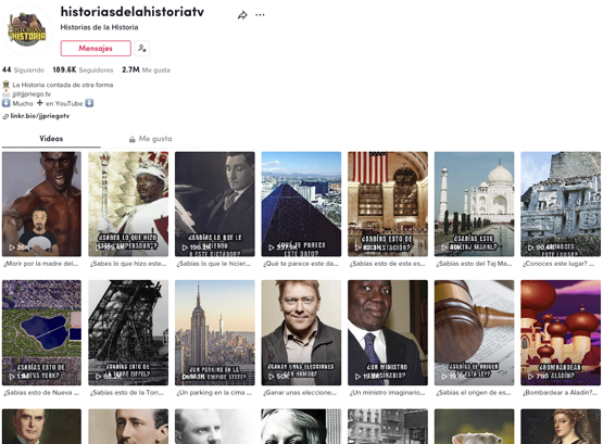TikTok Historias de la Historia